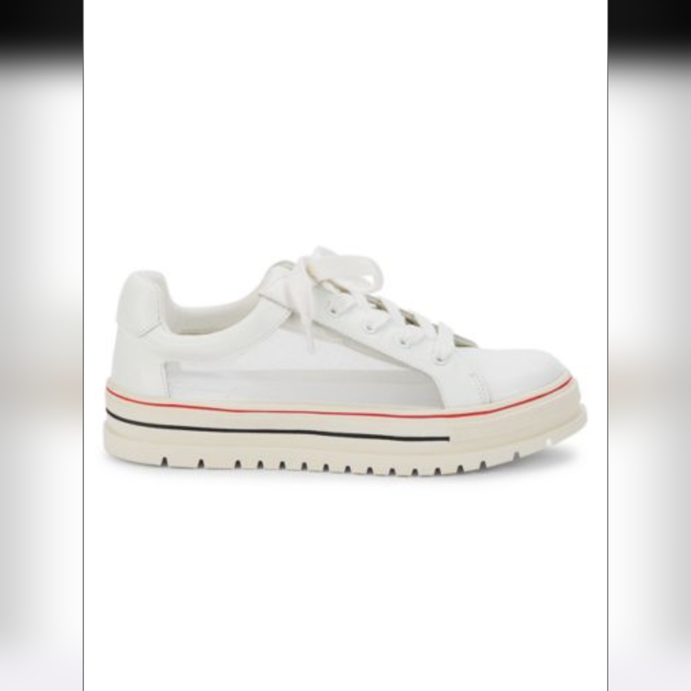 **NWB** JESSICA SIMPSON WOMEN Jayxe Leather Casual Sneakers SIZE 9